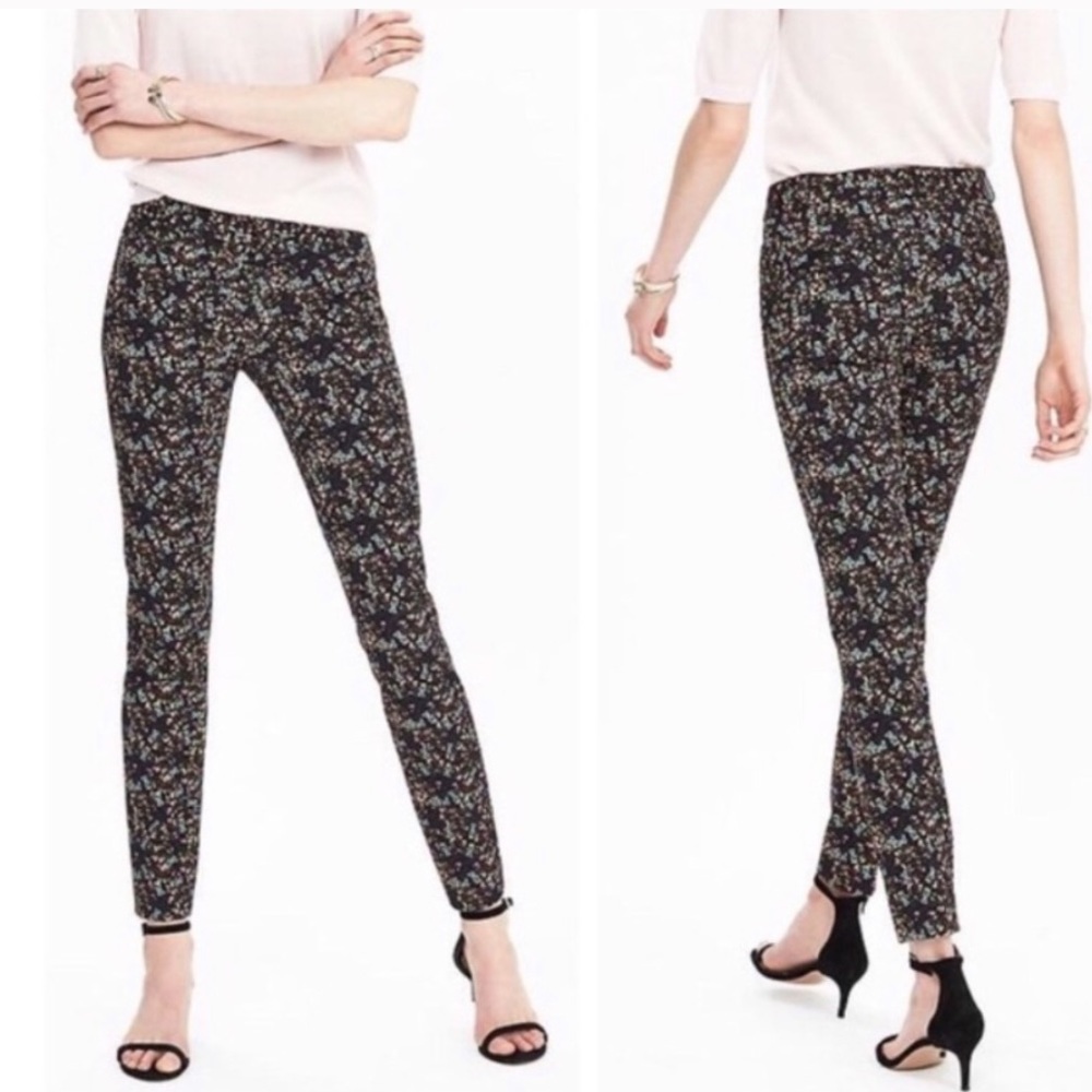 Banana Republic Floral Print Sloan Cut Pant